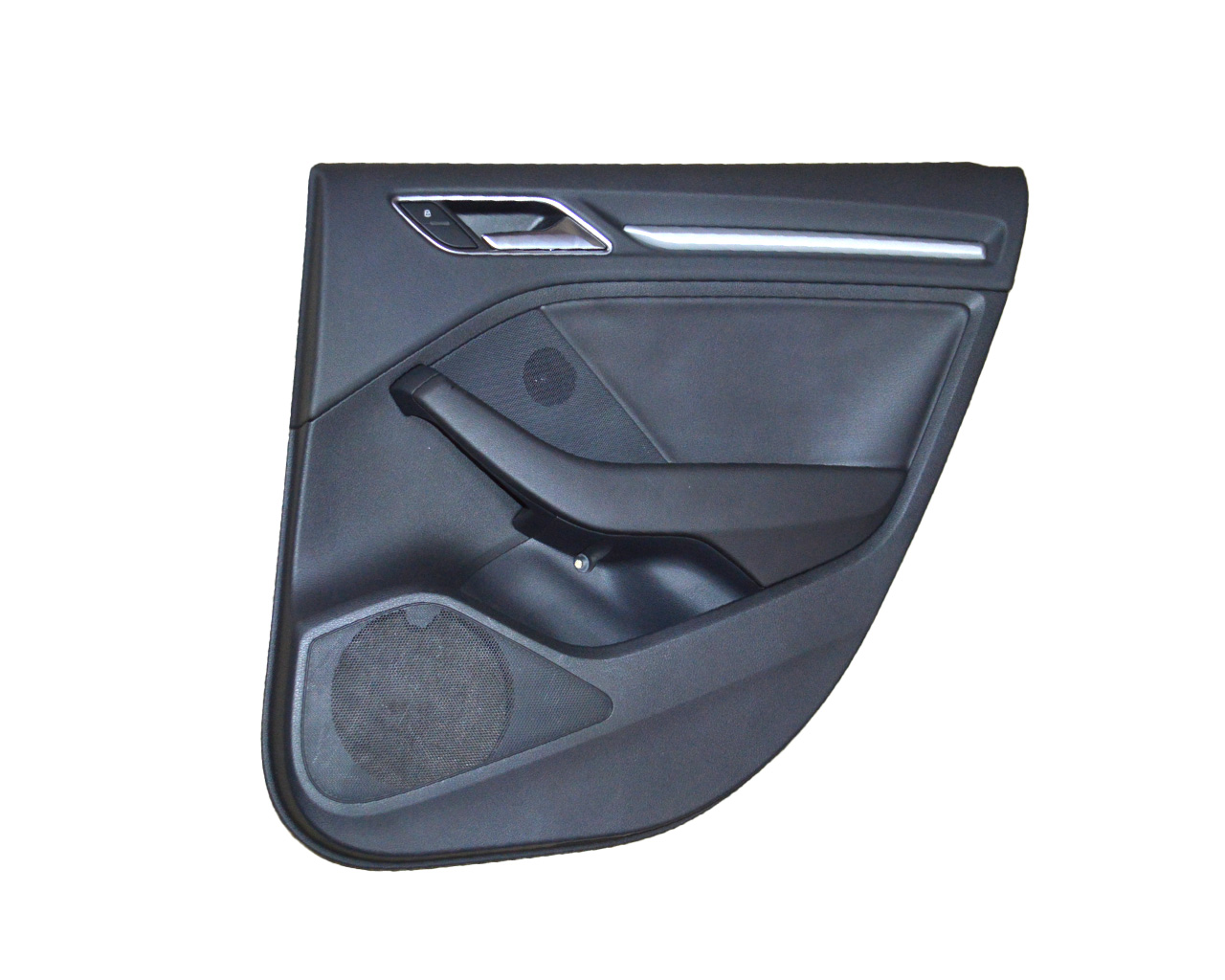 Обшивка двери задняя правая (в сборе) черная AUDI A3 8V5867304JWFA