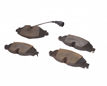 Колодки тормозные передние  (компл) (остаток феродо 10 мм, общая толщина 17 мм) AUDI A3  8V0698151G