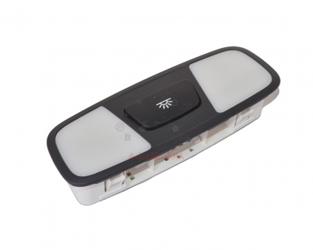 Плафон освещения салона задний (черный) AUDI A3 8V09471116PS