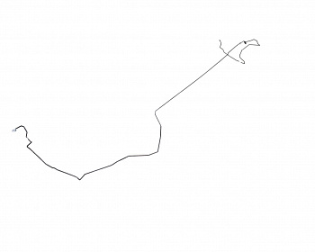 Трубка тормозная магистральная правая  AUDI A3 5Q0614742AL