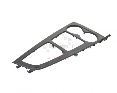 Накладка центральной консоли верхняя (черная) AUDI S4 8W1864241A6PS