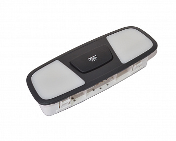 Плафон освещения салона задний (черный) AUDI A3 8V09471116PS