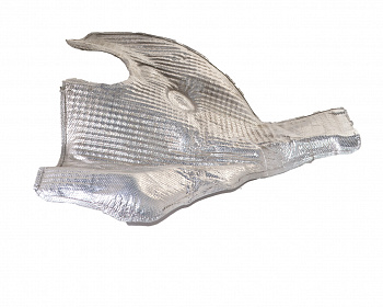 Теплозащитный экран левый (перегородки)  AUDI  S4 8W1804163E